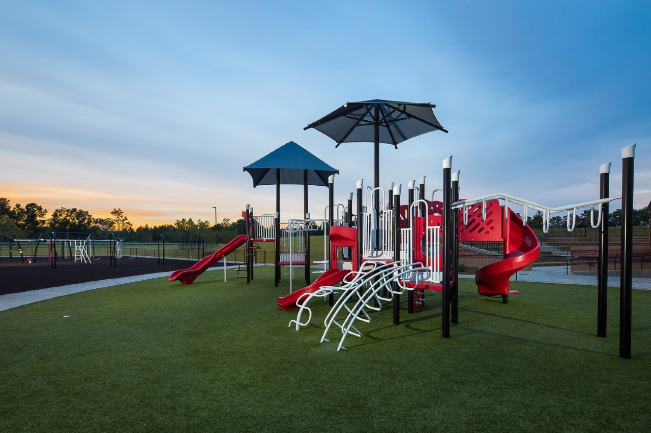 Synthetic grass playground by Southwest Greens of Southern California